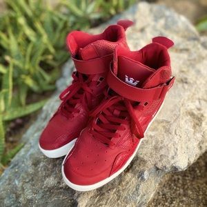 SUPRA Red High Tops